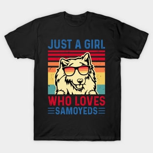 Just A Girl Who Loves Samyeds  T shirt For Women T-Shirt T-Shirt